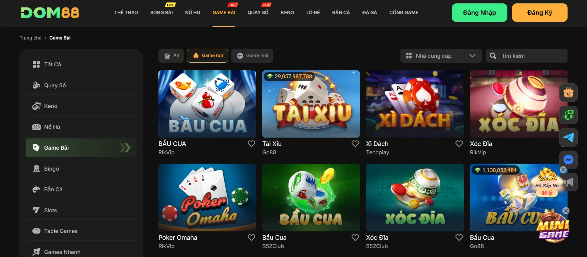 Điểm qua các chương trình ưu đãi cực khủng tại Dom88